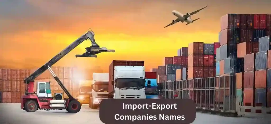 Import-Export Companies Names